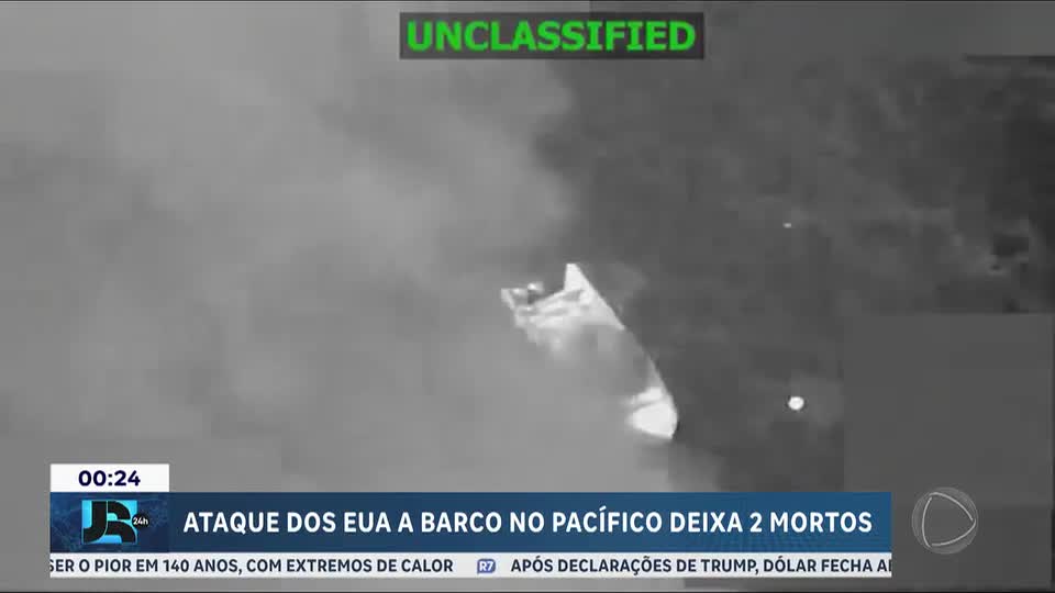 EUA anunciam ataque a embarcação ligada a organizações terroristas