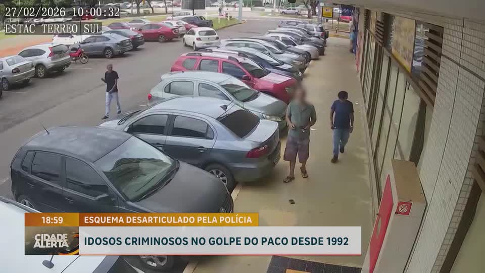 Trio de idosos é preso por aplicar golpe do Paco no Gama (DF)