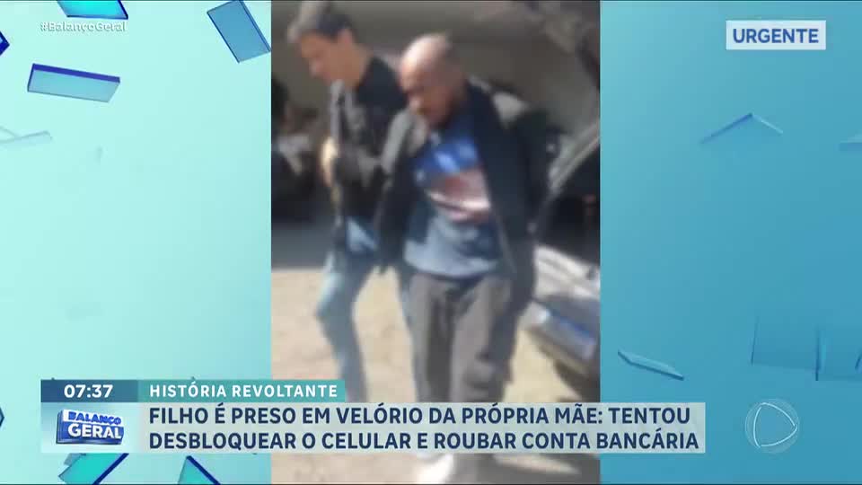 Homem é preso acusado de matar a própria mãe e decepar dedo dela para movimentar conta bancária