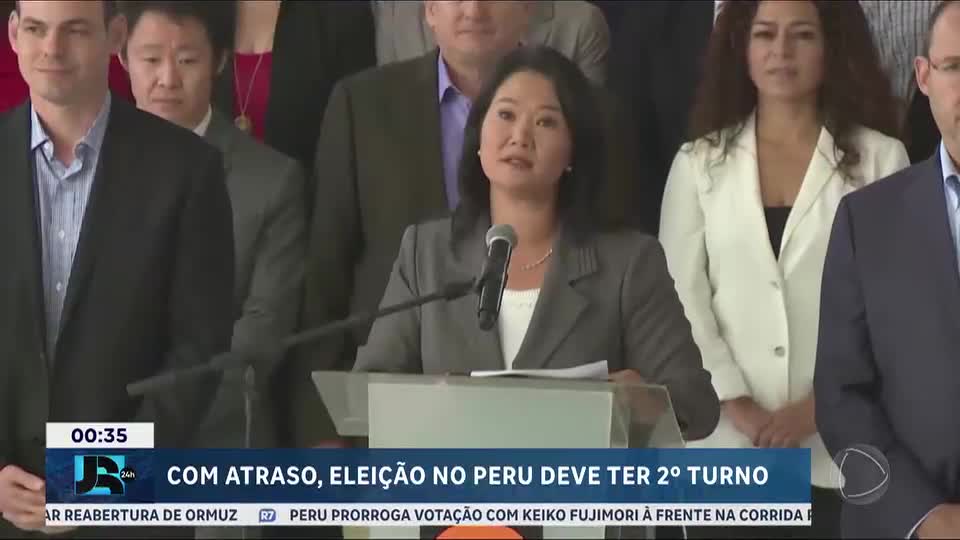 Apuração parcial aponta Keiko Fujimori como favorita nas eleições peruanas