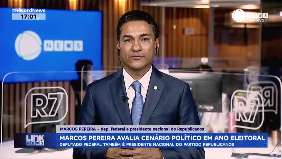 Marcos Pereira dá entrevista exclusiva à RECORD NEWS; confira