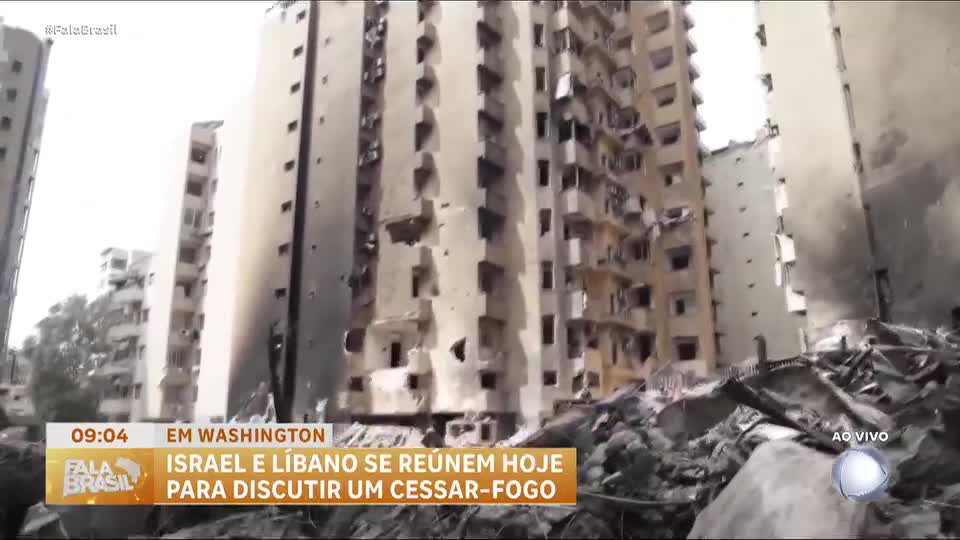 Israel e Líbano discutem cessar-fogo em Washington