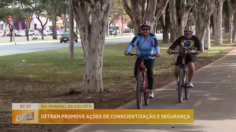 Dia Internacional do Ciclista é celebrado com ações educativas no DF
