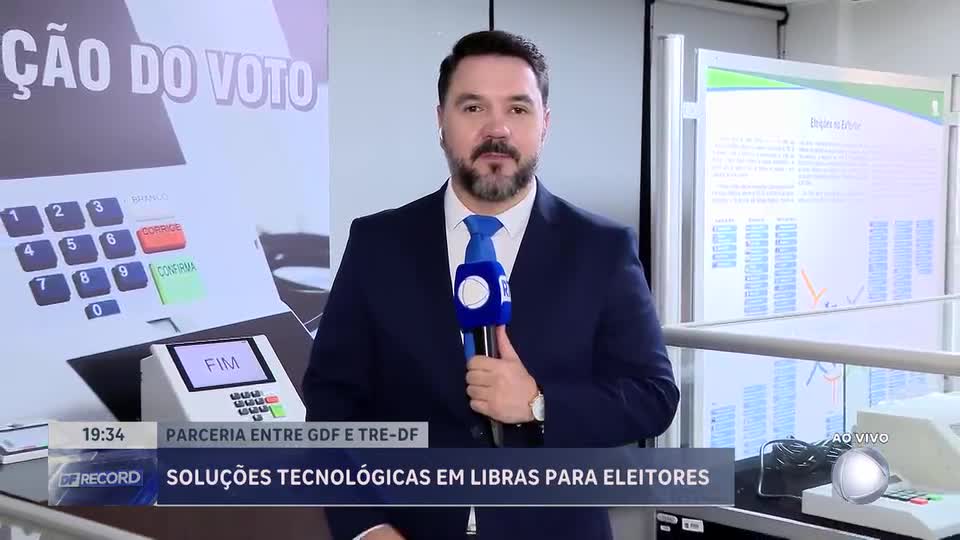 Justiça Eleitoral do DF oferece atendimento em libras para pessoas surdas