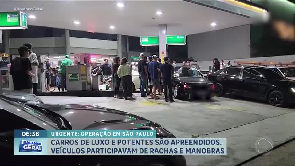 Carros de luxo que participavam de racha são apreendidos em São Paulo após denúncia anônima