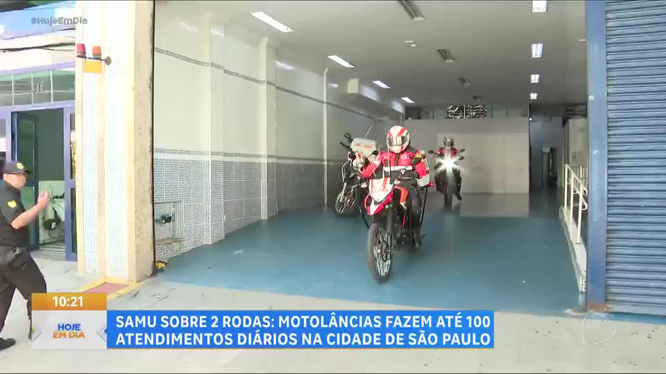 Motolâncias do Samu agilizam socorro e salvam vidas no trânsito das grandes cidades