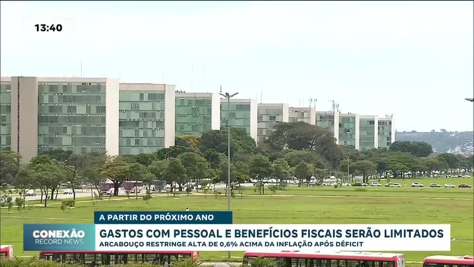 Gastos com pessoal e benefícios fiscais serão limitados a partir do próximo ano