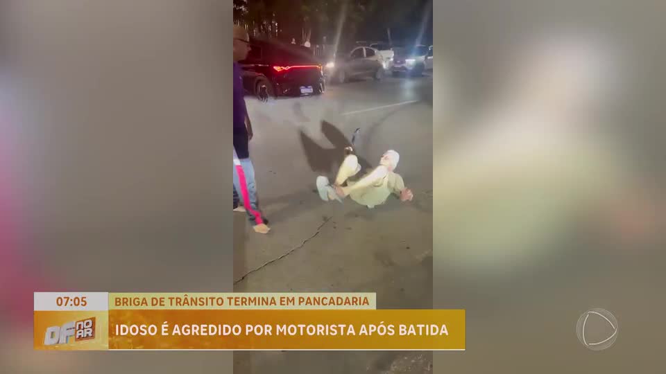 Idoso é agredido por motorista em briga de trânsito no anexo da Câmara dos Deputados