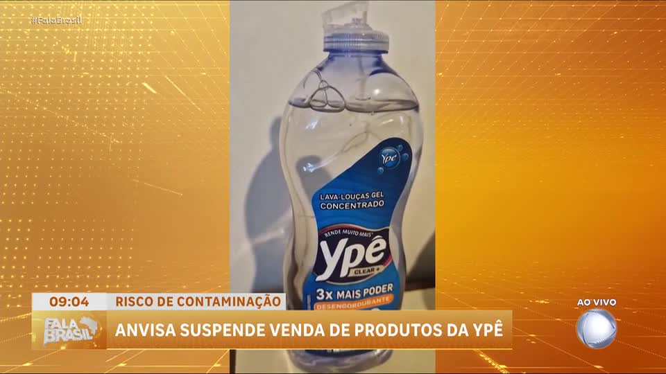 Anvisa suspende venda de produtos da marca Ypê por risco de contaminação