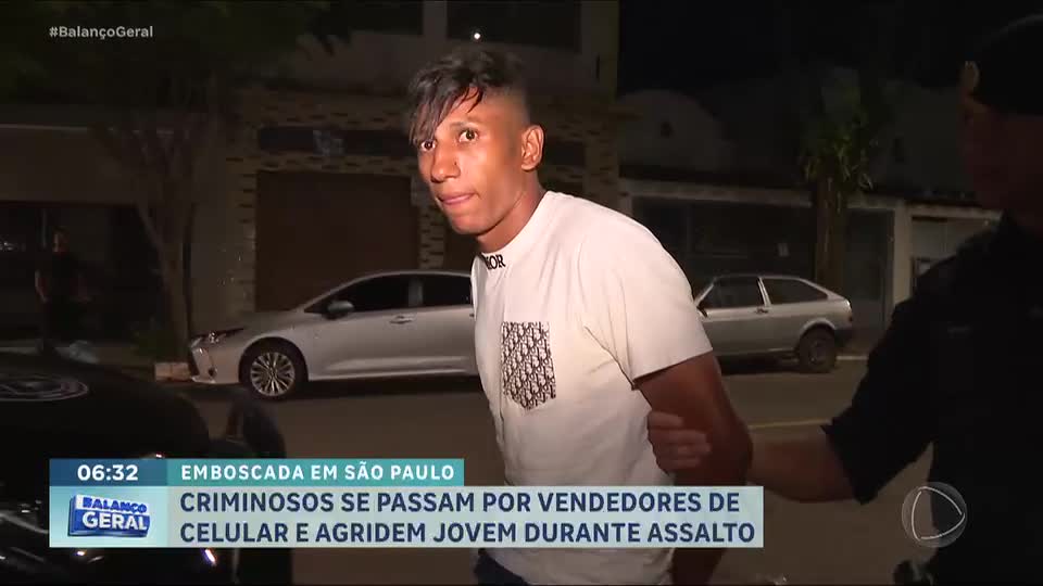 Jovem é assaltado e agredido por falsos vendedores no centro de São Paulo