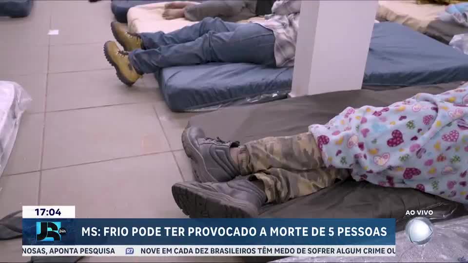 Frio pode ter provocado cinco mortes no Mato Grosso do Sul