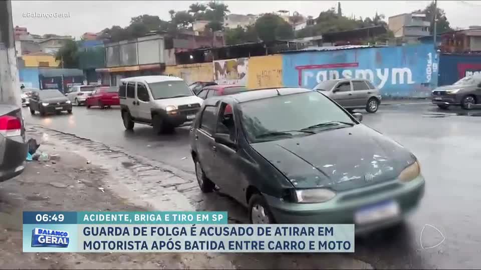 Guarda de folga atira em motorista após discussão de trânsito na zona norte de São Paulo