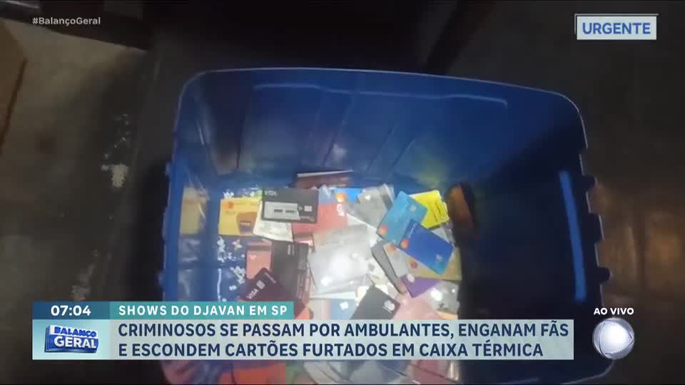 Criminosos se passam por vendedores ambulantes e são presos após show do Djavan em São Paulo