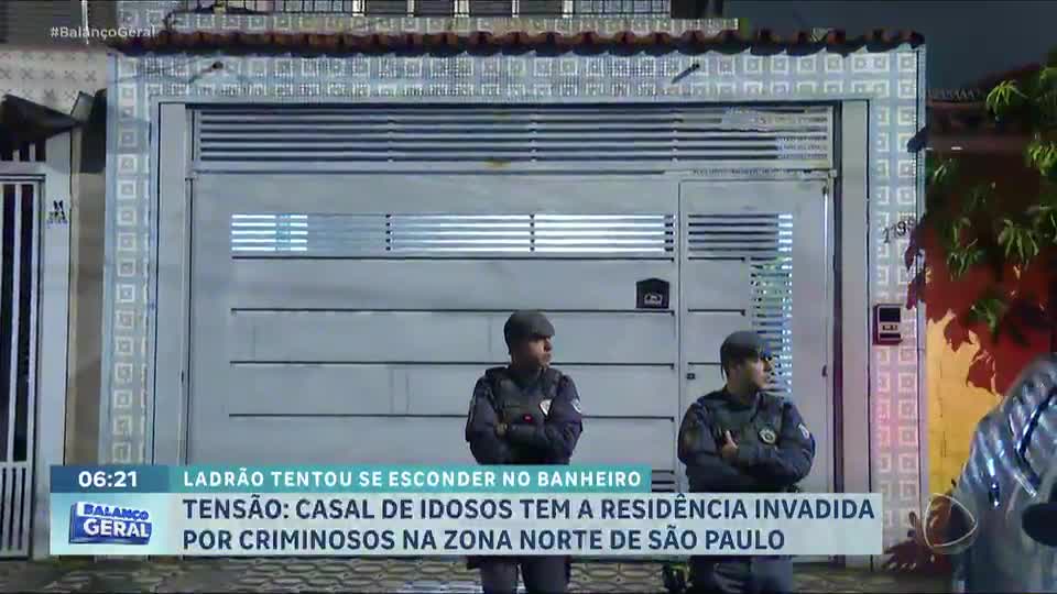 Casal de idosos tem residência invadida na zona norte de São Paulo