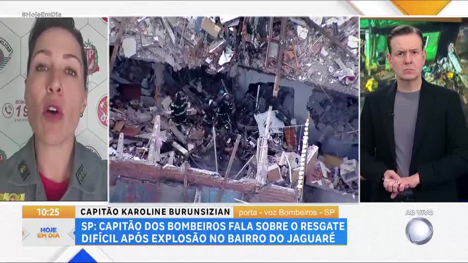 SP: porta-voz do Corpo de Bombeiros fala sobre resgate difícil após explosão no bairro do Jaguará