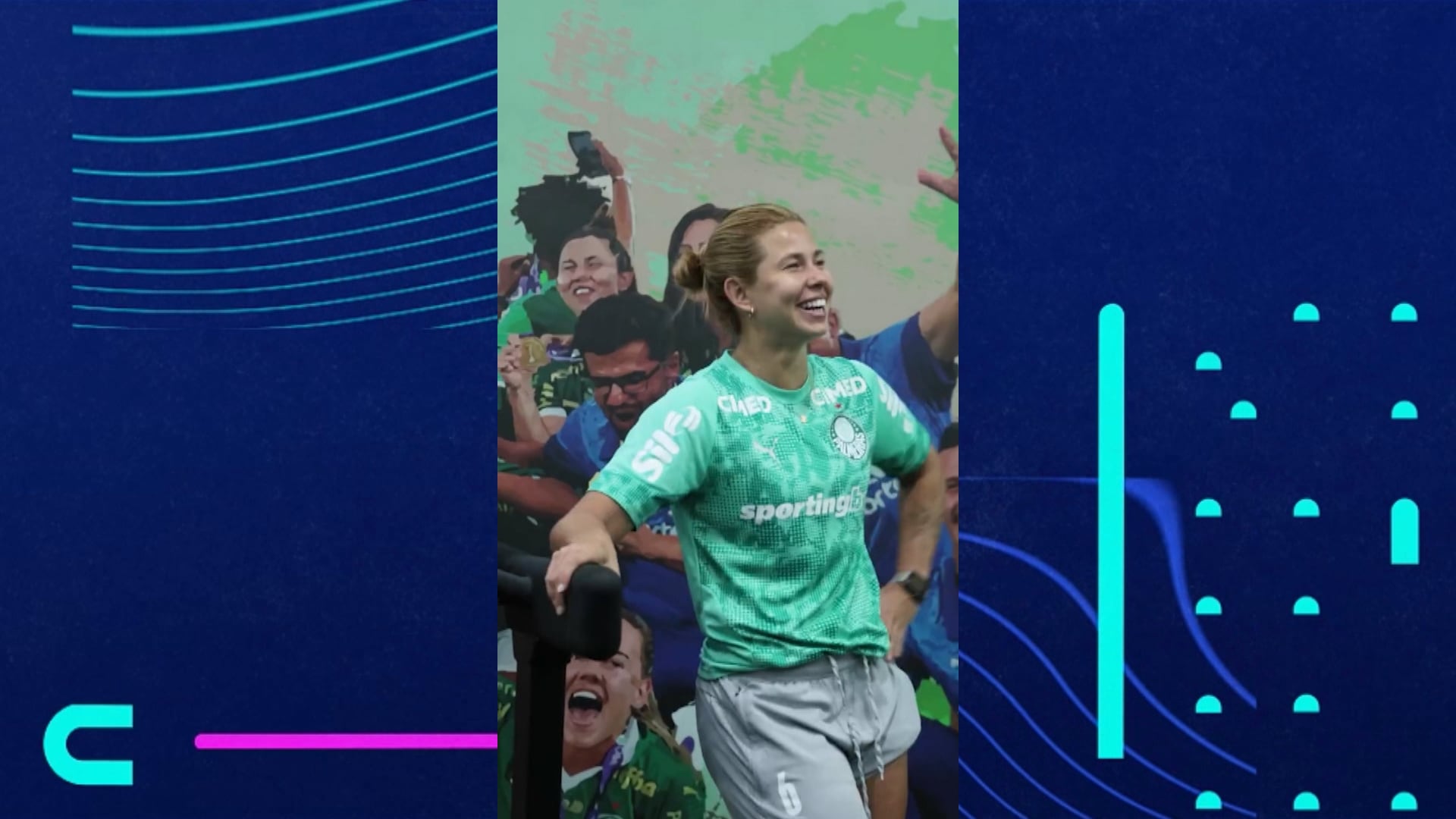 Time alviverde inaugura espaço exclusivo do futebol feminino