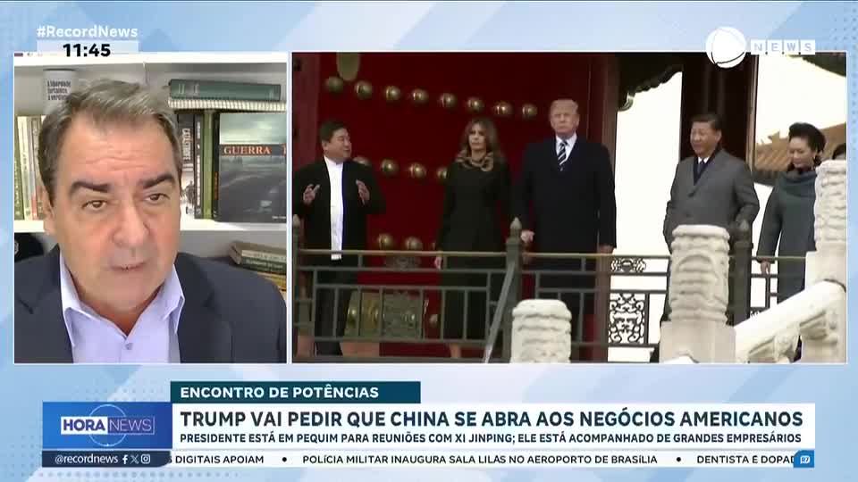 Trump vai pedir que China se abra aos negócios americanos