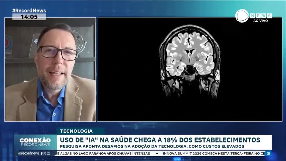 Uso de IA na saúde chega a 18% dos estabelecimentos brasileiros