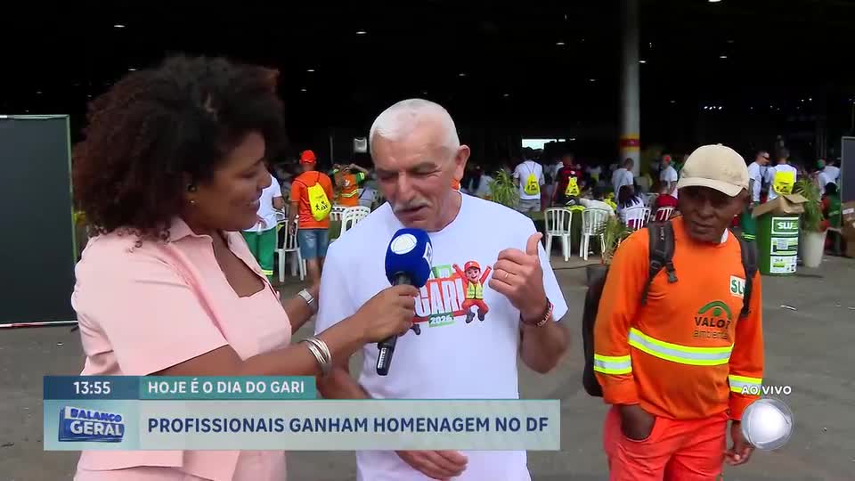 Dia do Gari é comemorado com festa no Parque da Cidade