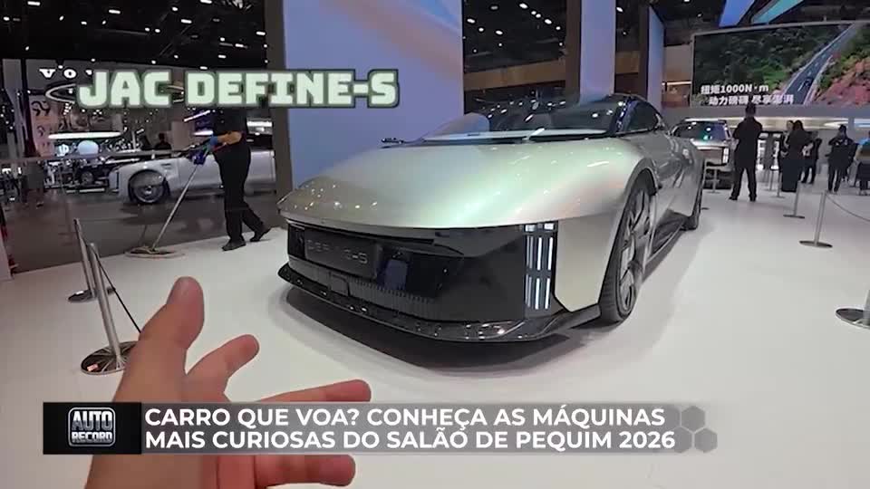 Carro que voa? Conheça as máquinas mais curiosas do Salão de Pequim 2026