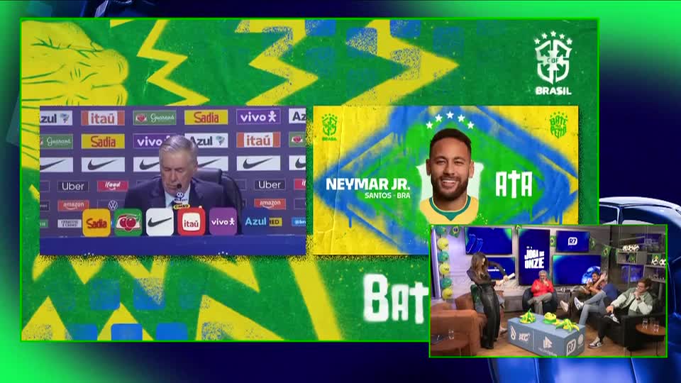Neymar na Copa! Veja a íntegra da convocação de Carlo Ancelotti