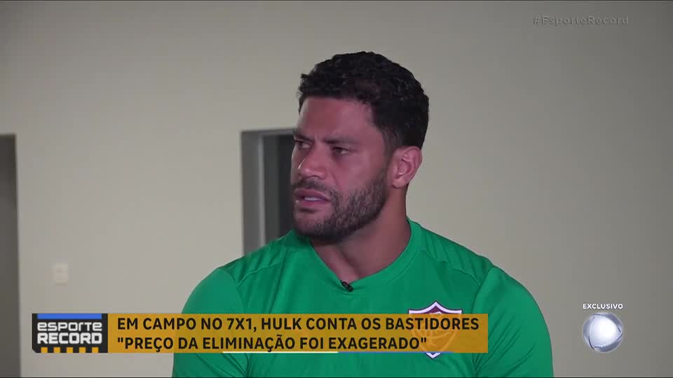 Hulk relembra bastidores do 7x1 contra a Alemanha em 2014: 'Clima de velório'
