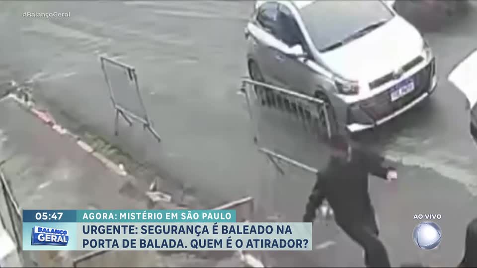 Segurança é baleado em frente a casa noturna na Grande São Paulo