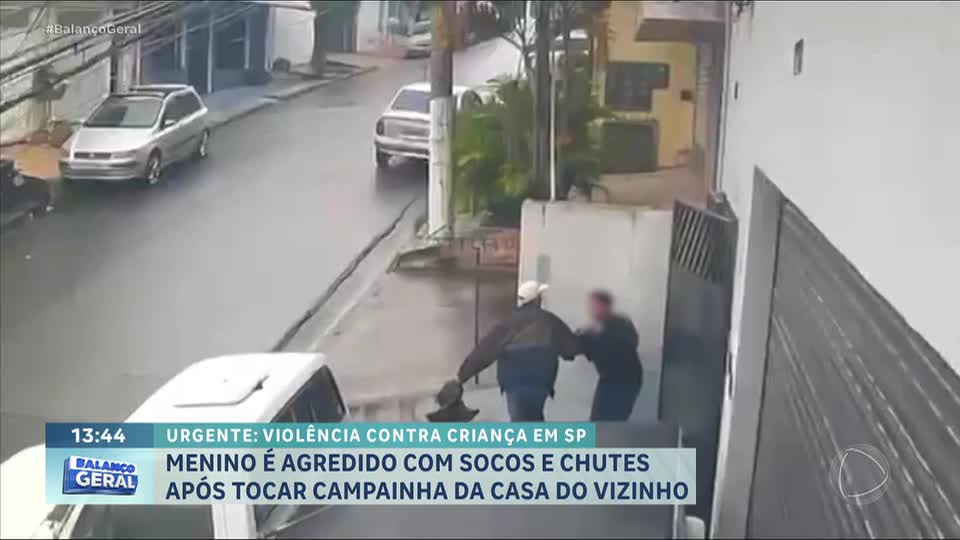 Vizinho agride menino de 11 anos que tocou a campainha dele em São Paulo