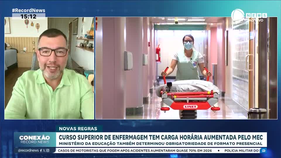 Curso superior de enfermagem tem carga horária aumentada pelo MEC