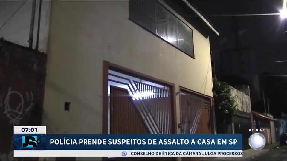 Polícia prende suspeitos de assalto à casa na zona sul de São Paulo
