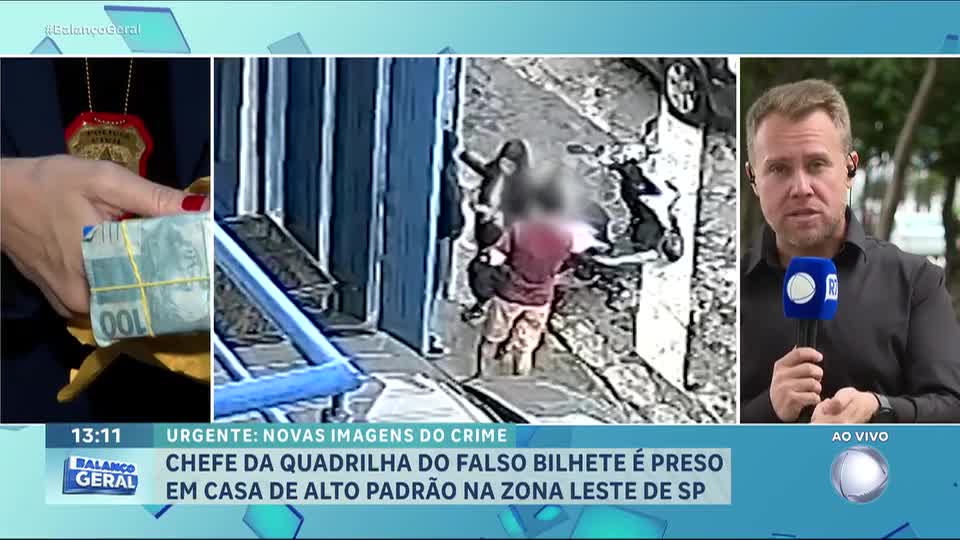 Chefe da quadrilha do falso bilhete é preso em casa de alto padrão na zona leste de SP