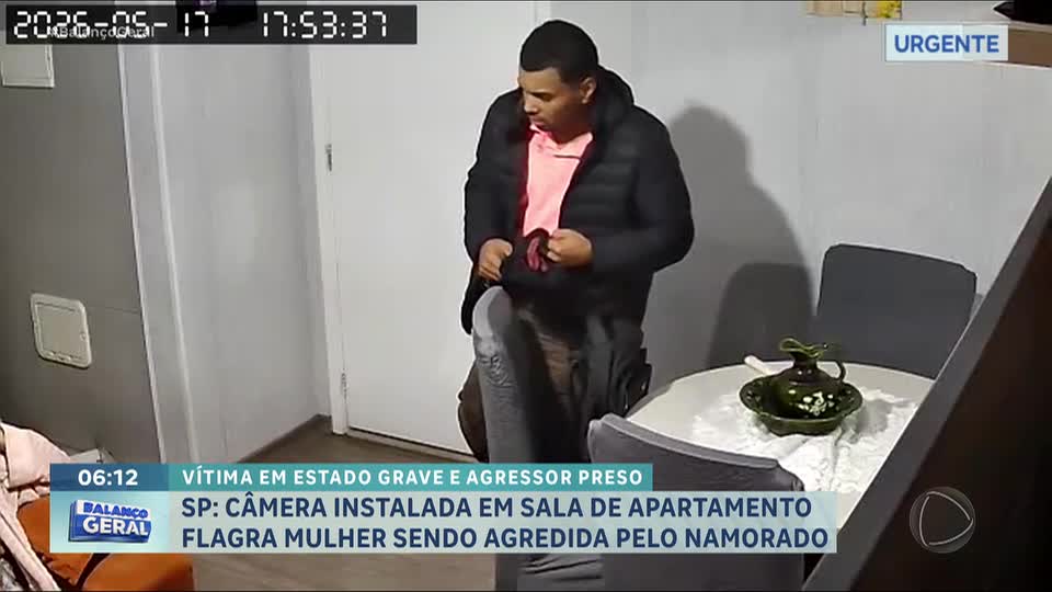 Homem é preso após agredir namorada dentro de apartamento em São Bernardo do Campo (SP)