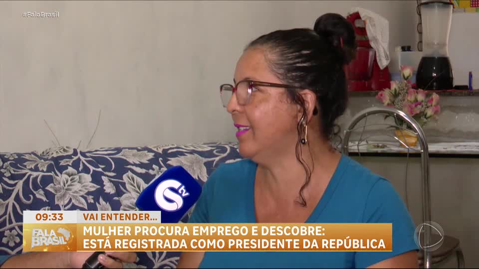 Técnica de enfermagem descobre registro como presidente da República