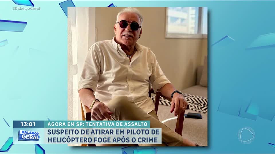 Quem era o piloto de helicóptero morto em tentativa de assalto em SP