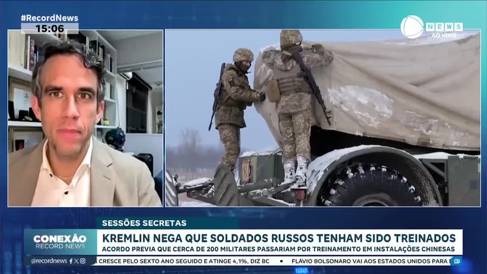 Kremlin nega que soldados russos tenham sido treinados pela China em sessões secretas
