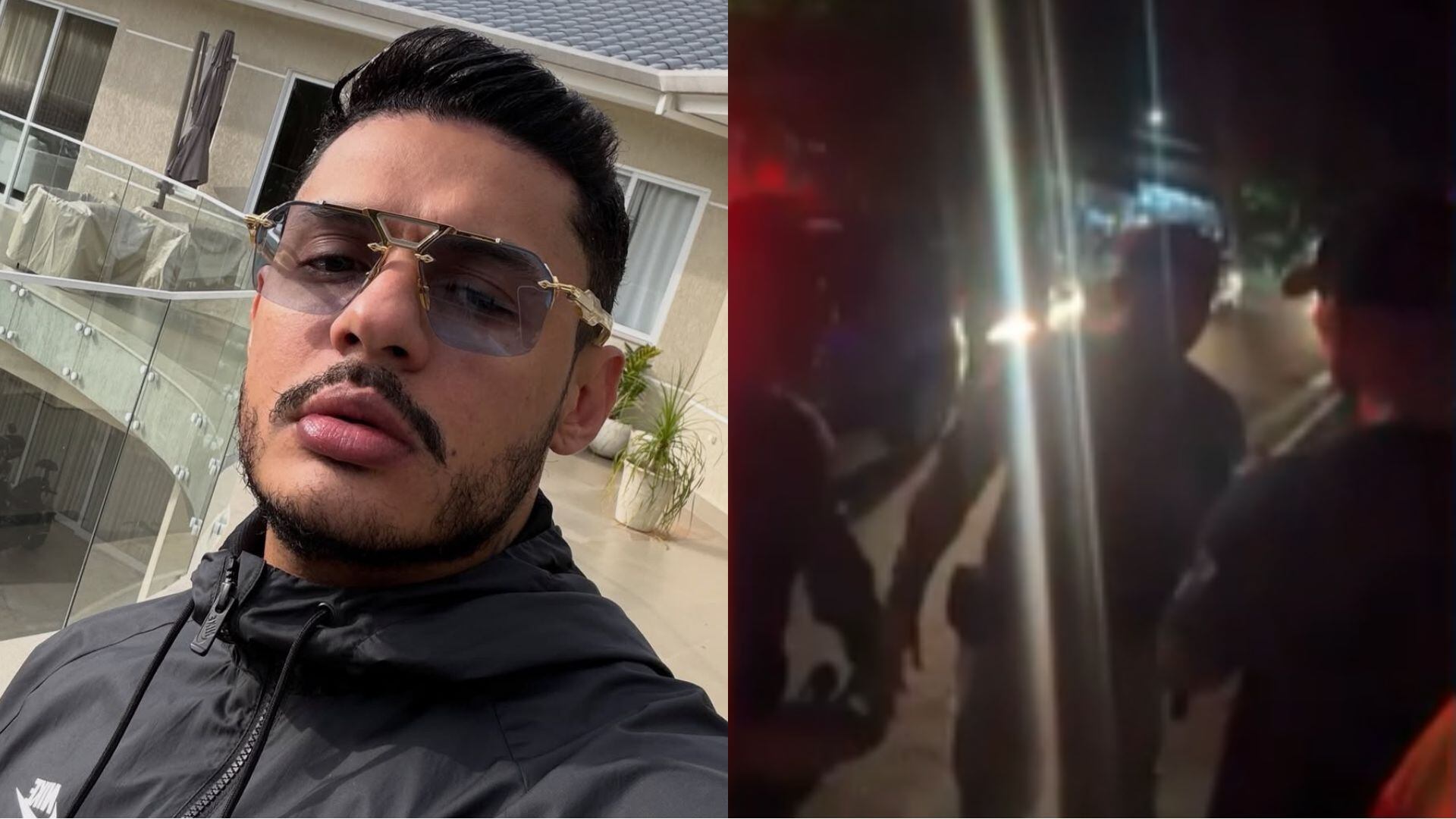 Rapper Hungria filma abordagem da polícia e publica na própria rede social