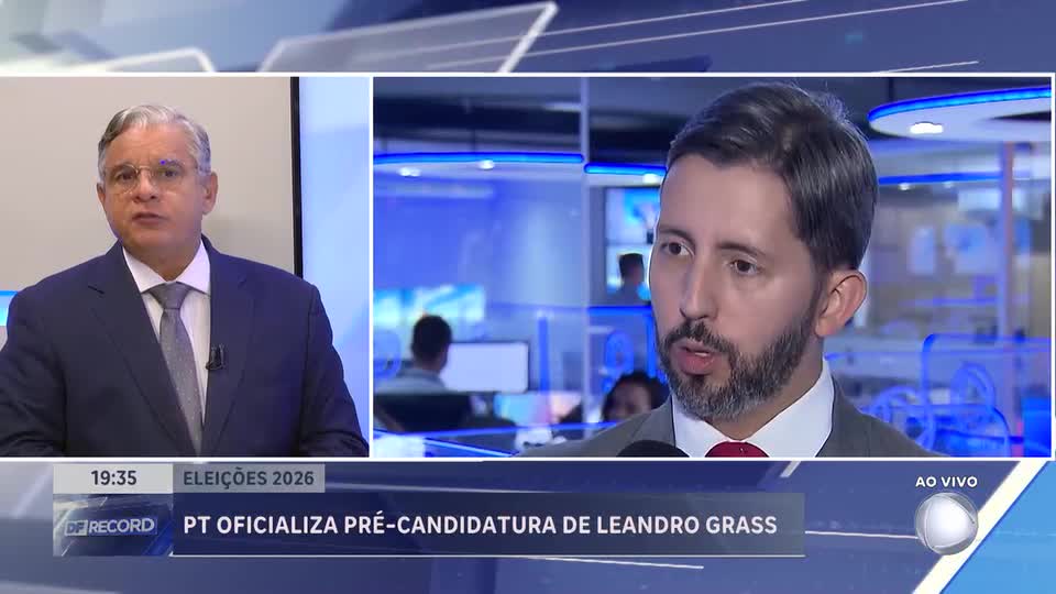 PT oficializa pré-candidatura de Leandro Grass ao Buriti