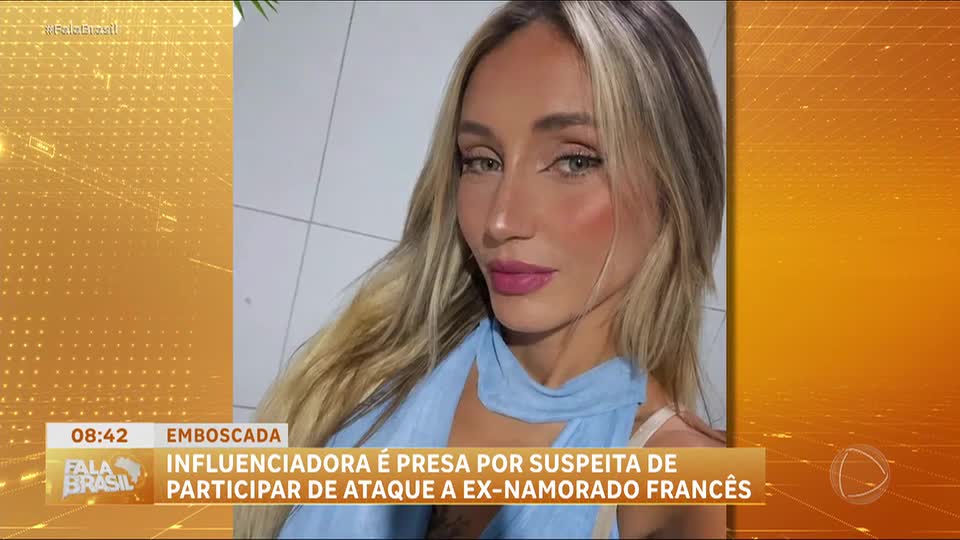 Influenciadora é presa por suspeita de tentativa de assalto a francês