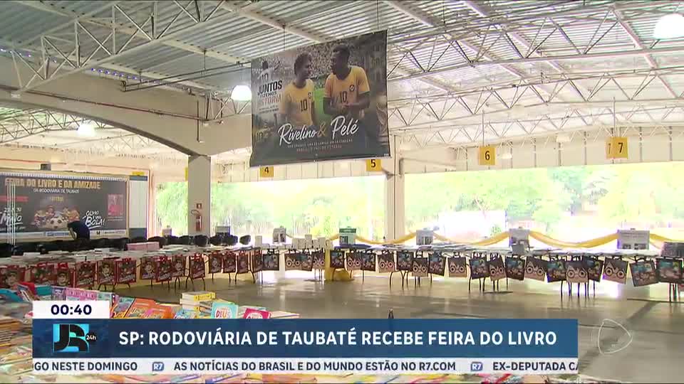 SP: Rodoviária de Taubaté recebe feira do livro