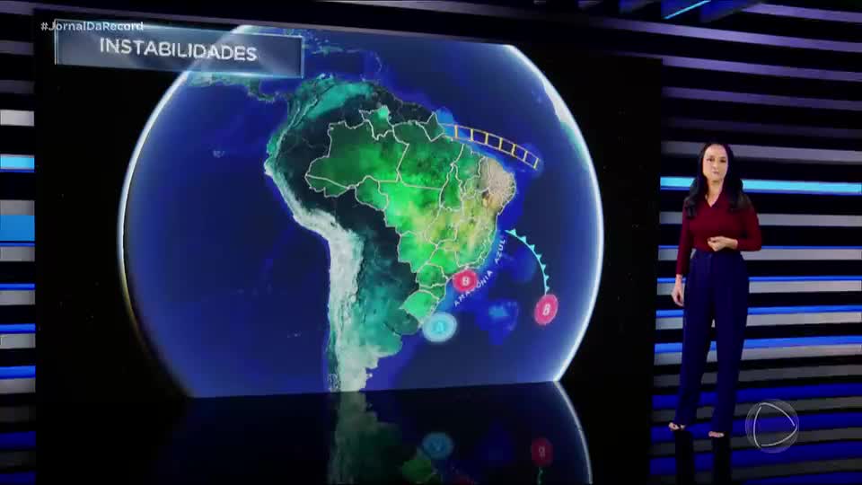 Previsão do Tempo: Fim de semana começa com alerta de temporais em várias regiões do país