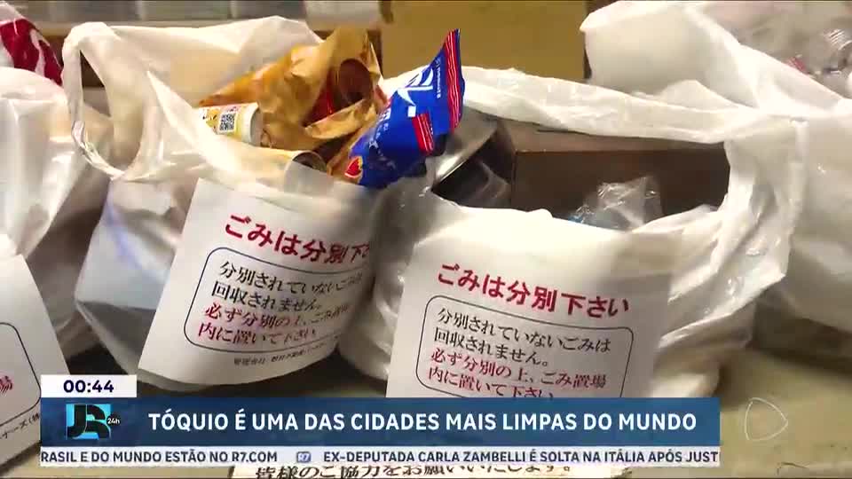 Tóquio impressiona o mundo pela limpeza nas ruas