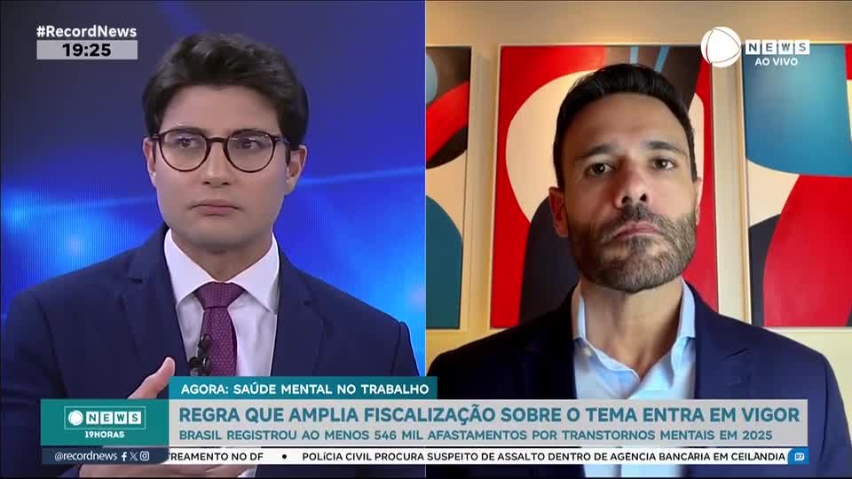 Regra que amplia fiscalização sobre saúde mental no trabalho entra em vigor