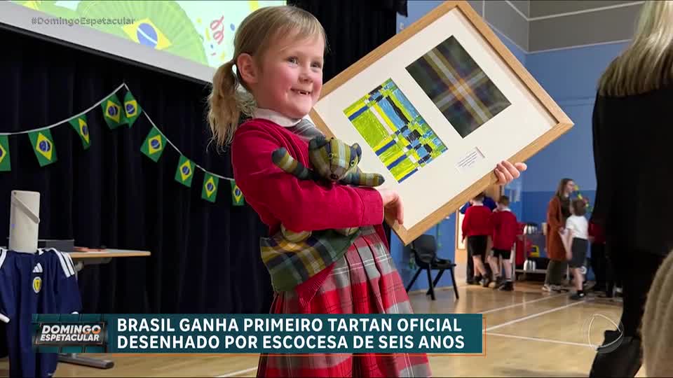 Aconteceu no Mundo: Brasil ganha tartan escocês oficial com cores nacionais
