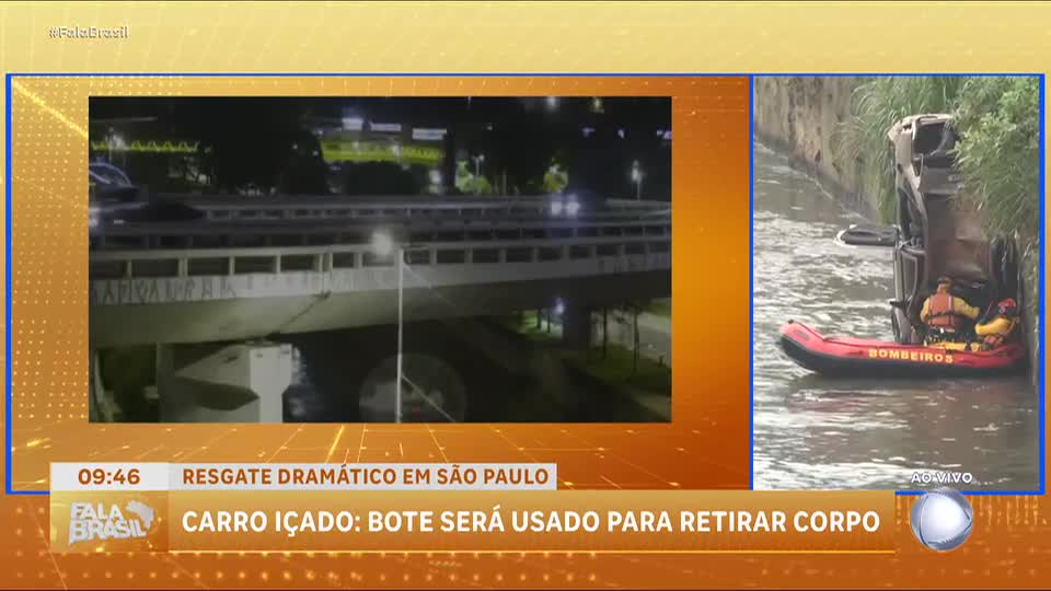 Motorista que causou queda de veículo no rio Tamanduateí apresentava sinais de embriaguez