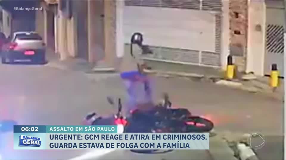 GCM reage e atira em criminoso durante tentativa de assalto em Osasco (SP)