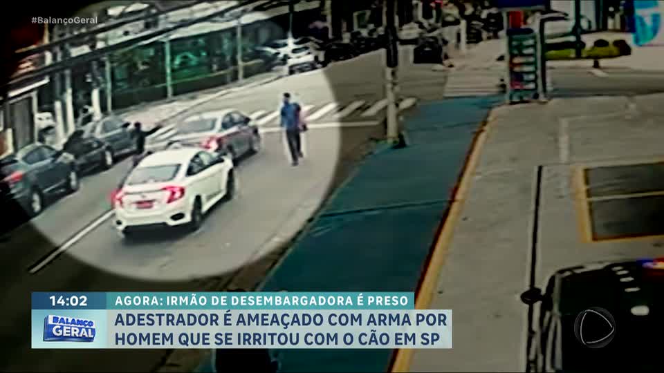 Adestrador é ameaçado com arma por homem que se irritou com cão na zona sul de SP