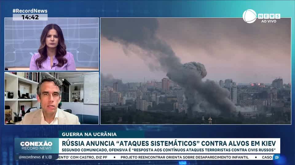 Rússia anuncia 'ataques sistemáticos' contra alvos em Kiev