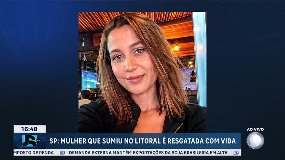 SP: mulher que sumiu no litoral é resgatada com vida
