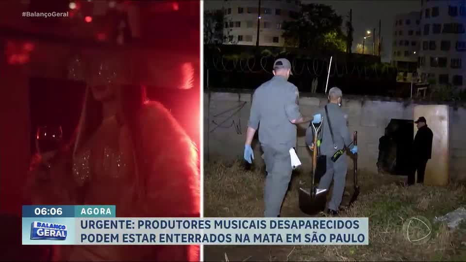 Corpos de produtores musicais são encontrados em cemitério clandestino na zona sul de São Paulo