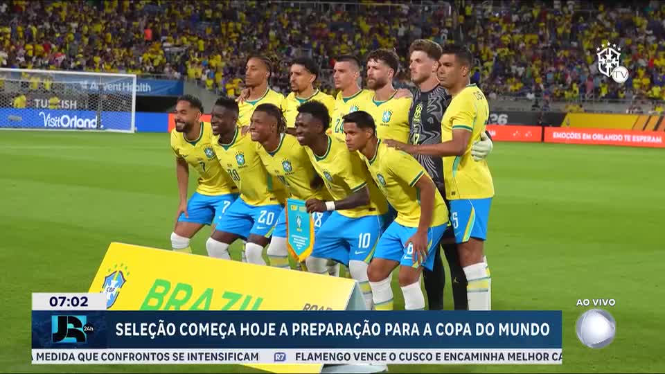 Seleção começa preparação para a Copa do Mundo nesta quarta-feira (27)